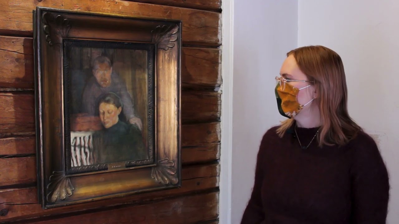 Pekka Halosen teos Kaksoismuotokuva