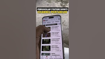Bikin Kaget‼️Gaji Youtube Shorts Channel Pertanian #tutorialyoutube #shorts #gajiyoutube