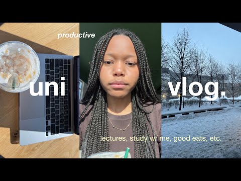 productive uni days in my life ☃️