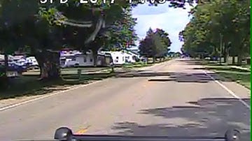 Dashcam footage shows police pursuit of driver in fatal crash
