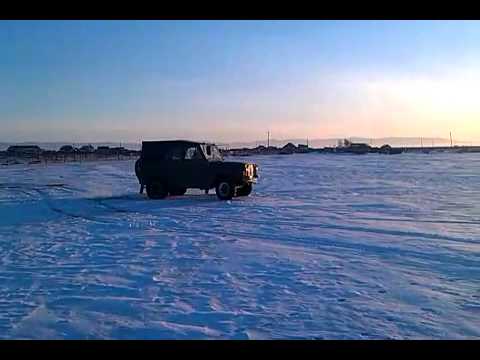 Уаз по снегу