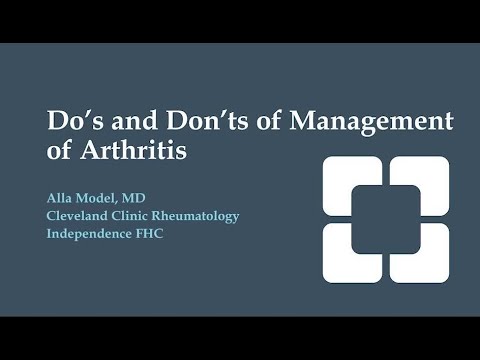 The Do's and Don'ts of Managing Arthritis Pain - YouTube