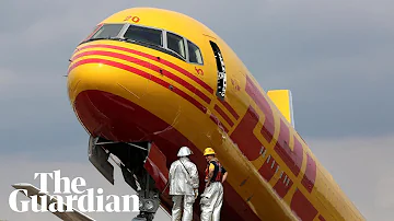 Incredible escape: DHL plane crashes, skids off runway in Costa Rica