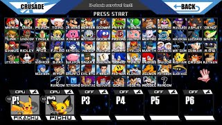 Super Smash Bros. Crusade V0.9.5 - Battle Shiny Pikachu Vs Shiny Pichu