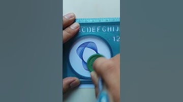 drawing spirograph with rotary ruler is fun #drawing #drawingforbeginners #spirograph #easydrawing