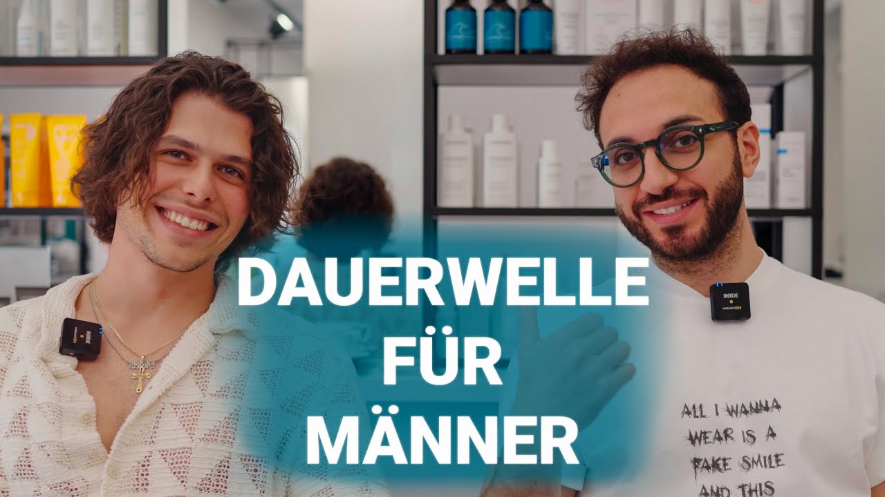 Dieses Video müsst ihr eurem Friseur vor eurer Dauerwelle zeigen 😧 - Dauerwelle für Männer