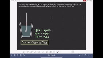 10: Constant pressure (coffee cup) calorimetry problem-solving