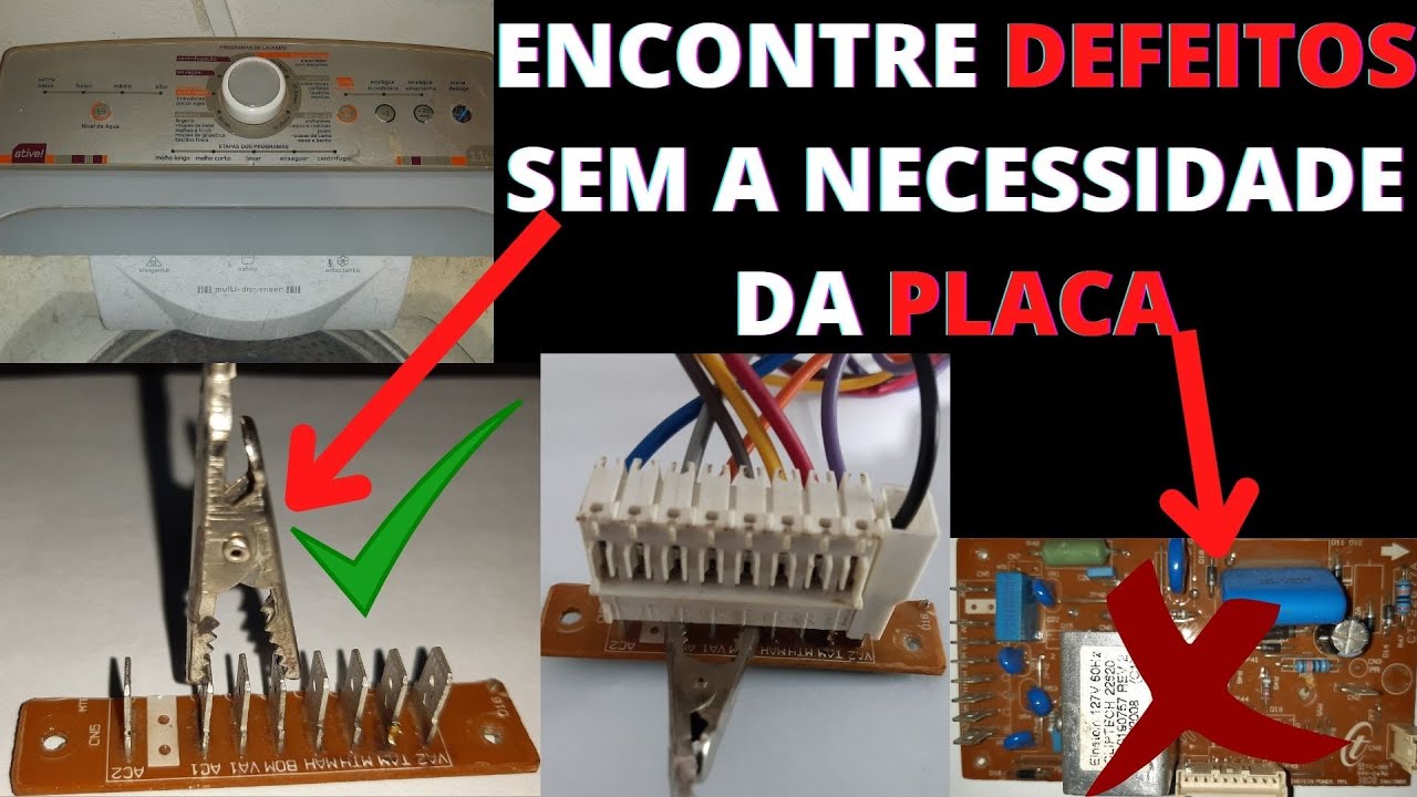 🚨 dica de ouro para fazer todos os testes nas lavadoras cônsul e brastemp sem a necessidade da placa