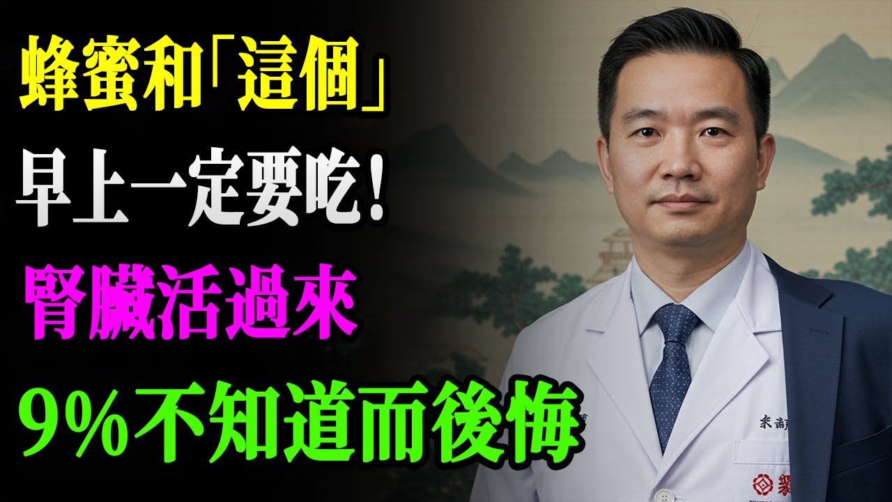 這樣吃蜂蜜，腎臟竟然會「悄悄變年輕」？協和名醫曝一勺蜂蜜的驚人祕密：不是糖，而是腎臟的「深層清潔劑」！