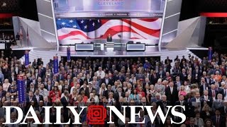 Chaos breaks out at GOP convention as anti-Trump delegates unsuccessfully try to force rule change
