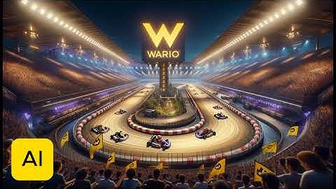 Wario Stadium from Mario Kart 64 but it