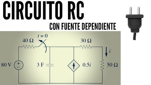 Circuito RC con una fuente dependiente