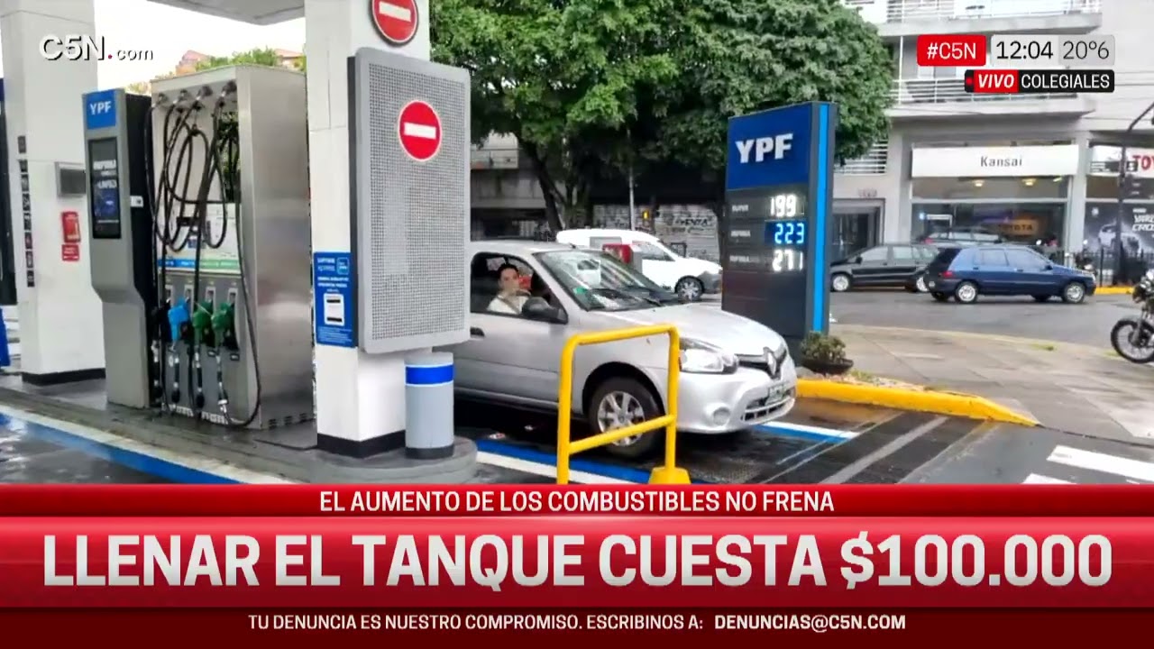 El AUMENTO de COMBUSTIBLE CONTINÚA