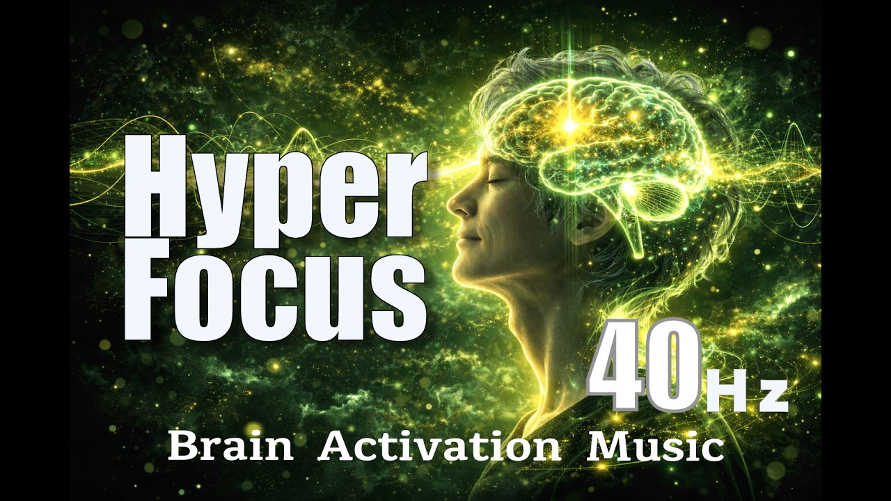 Focus | 40BPM | Deep Work&Study | Scientifically Designed ADHD Concentration