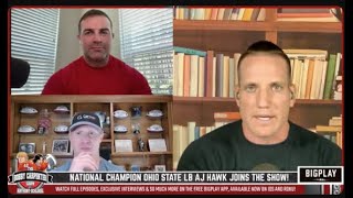 LIVE! #OhioState National Champion AJ Hawk Talks New CFP Format & More! | Bobby Carpenter Show