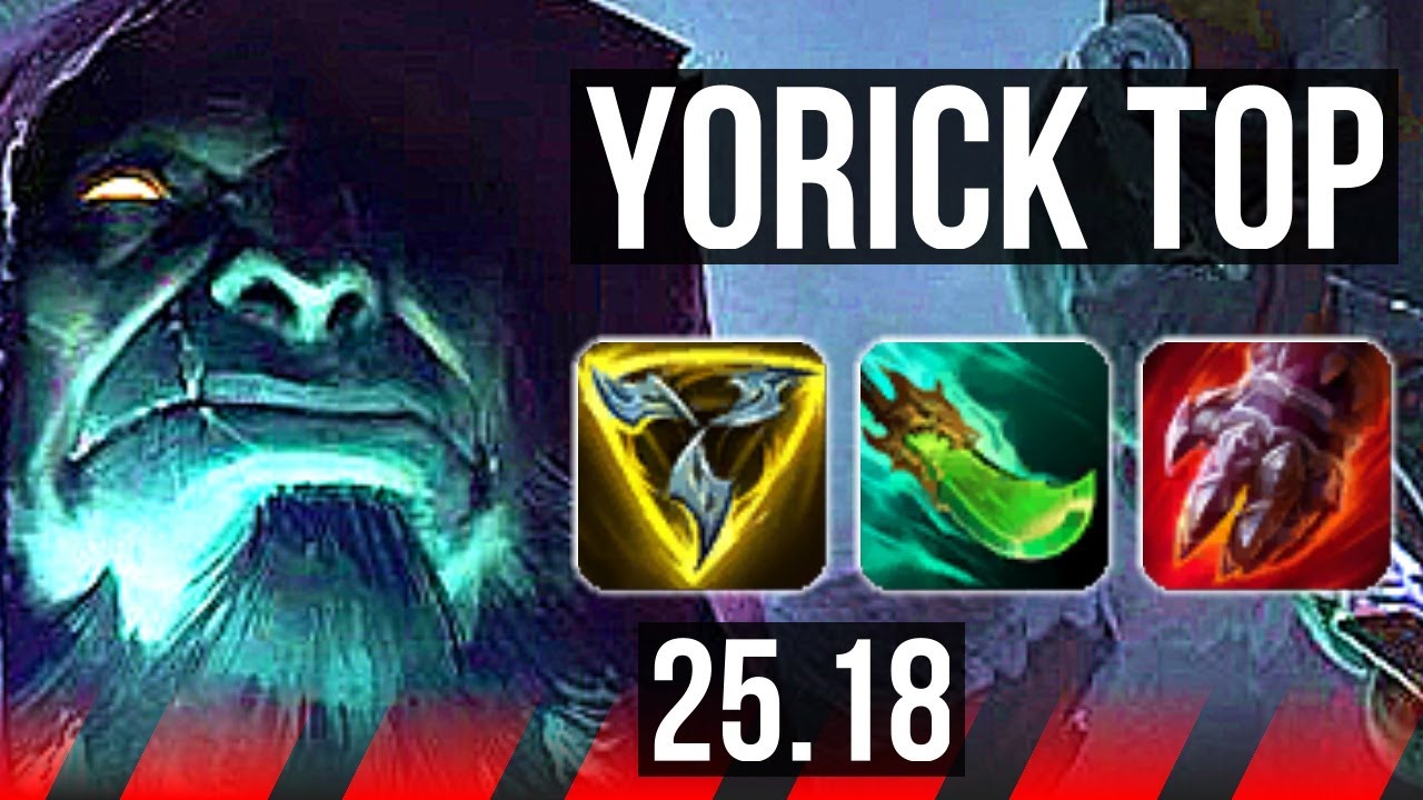 YORICK vs VAYNE (TOP) | 10/3/9, Dominating | EUW Grandmaster | 25.18