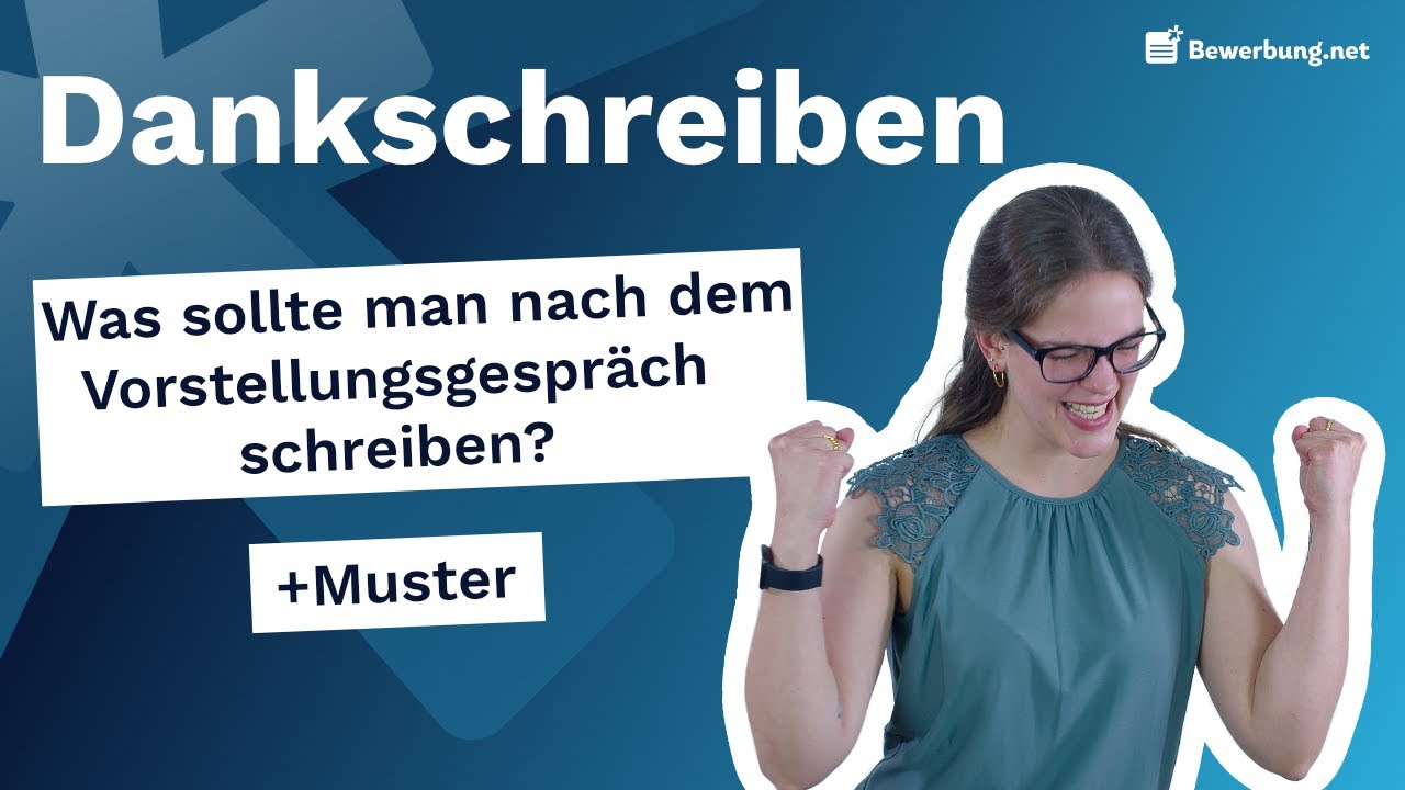 Dankschreiben Bewerbung - Wie die Dankesmail richtig formuliert wird
