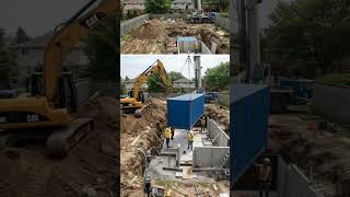 🏗️ Underground Shipping Container Bunker Build | Amazing Backyard Transformation! #aivideo
