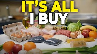 Only Buy These 12 Groceries Every Week! (STOP Wasting Money On The Rest)