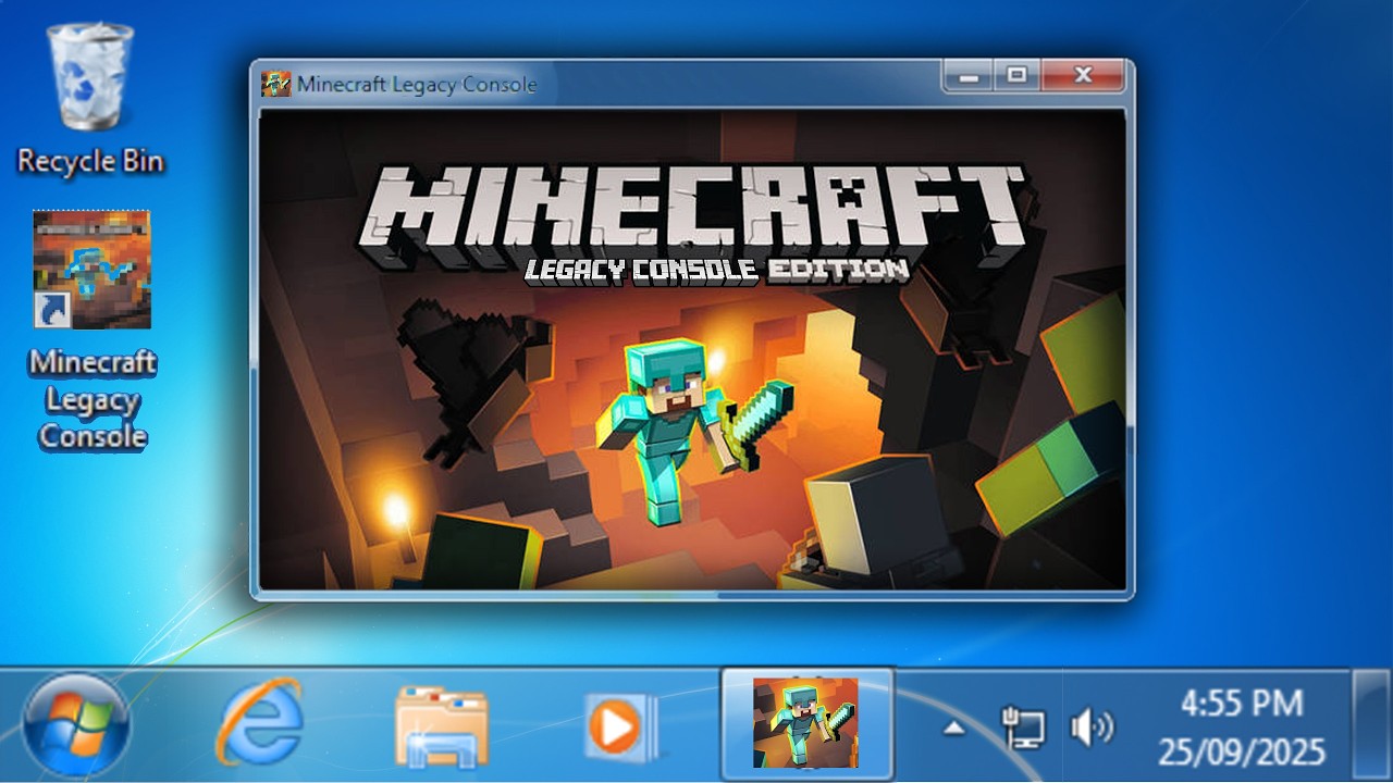 Может ли Windows 7 запустить консольную версию Minecraft?