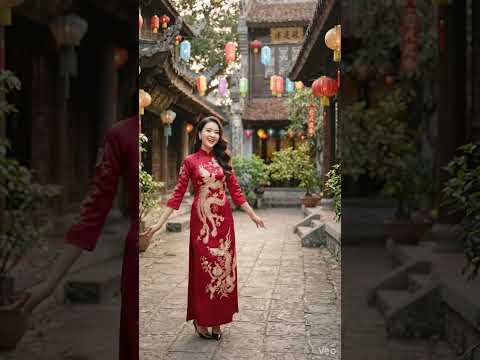 The beauty of Vietnamese women's ao dai