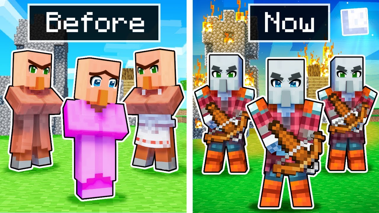 The Story of Minecraft's First PILLAGER... YouTube