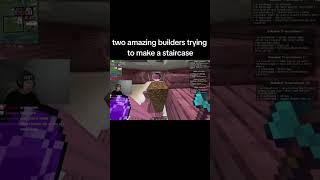 2 great Builders try to Build stairs #qsmp #katieb #qsmp2 #ashwag
