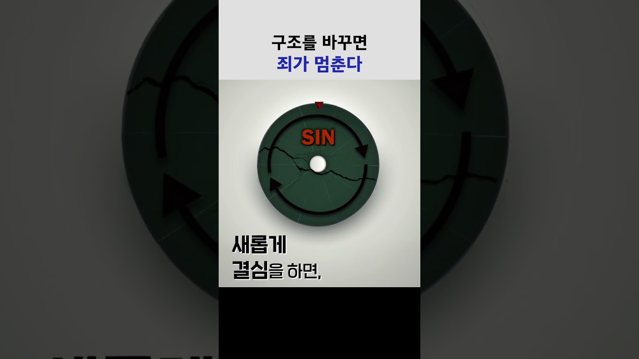 구조를 바꾸면 죄가 멈춘다 | 김대성 목사 #습관 #변화 #환경 #구조 #거듭남 #결심 #회개 #죄 #shorts #쇼츠