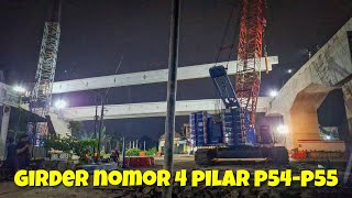 Lancar Jaya ‼️ Erection Girder Nomor 4 Pilar P54-P55 Tol Jogja-Solo Ruas Kronggahan