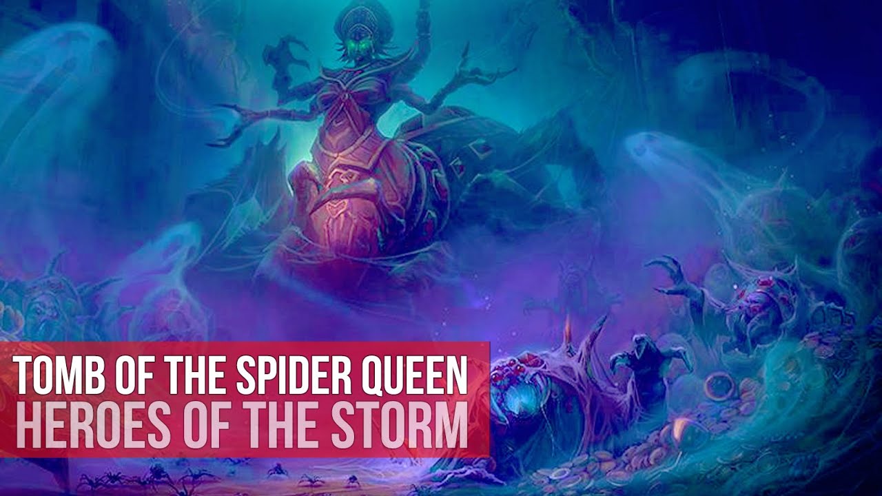 Heroes of the Storm: Tomb of the Spider Queen! (Gameplay)