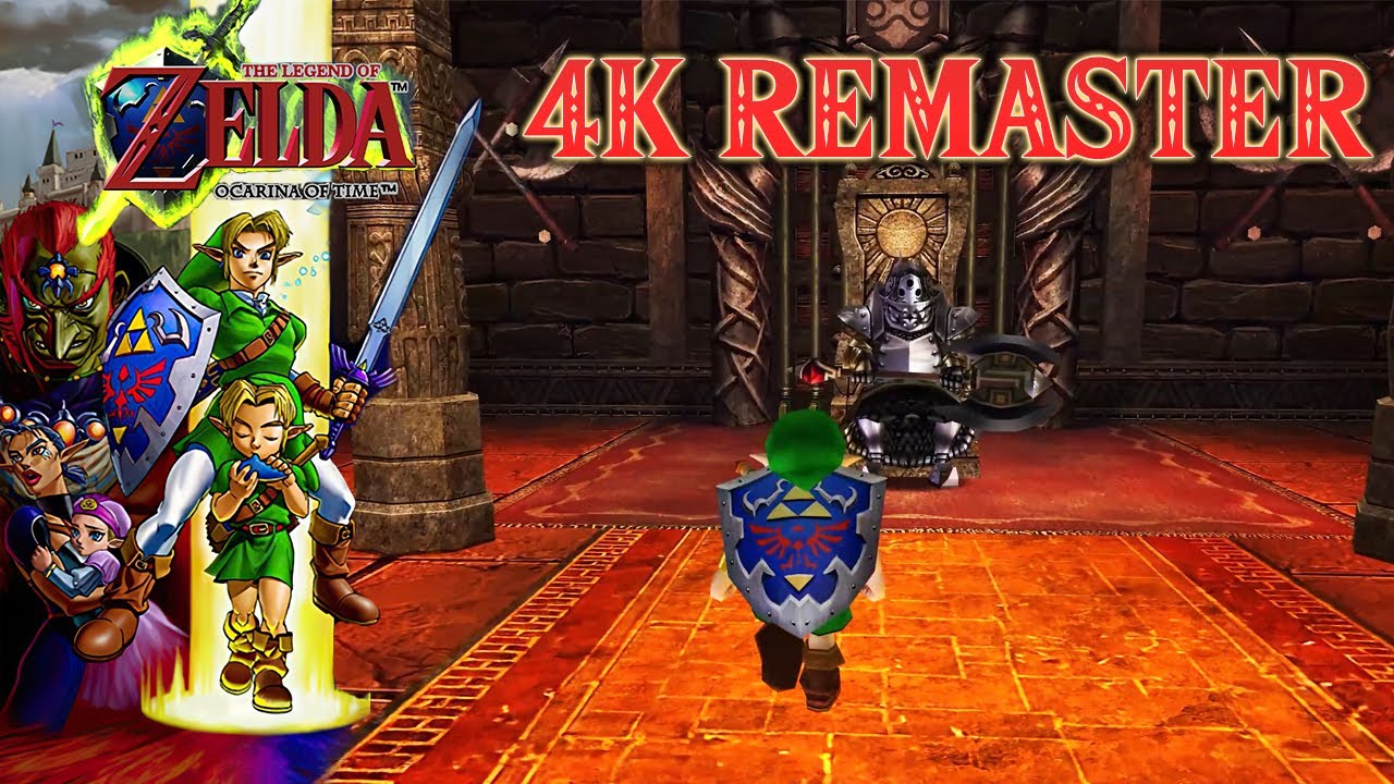 🔴 Ocarina of Time 4K REMASTER | Spirit Temple | Silver Gauntlets - YouTube