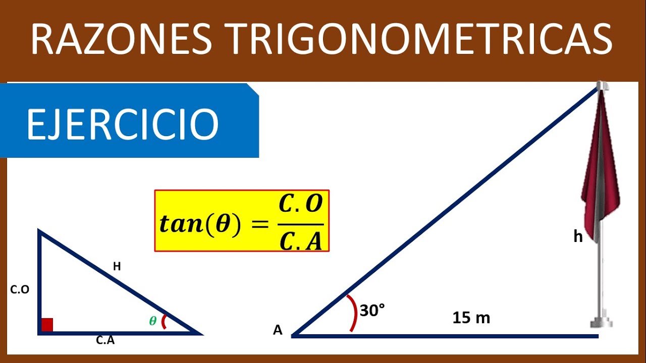 Razones trigonométricas | Solución de problemas | Ejercicio - YouTube