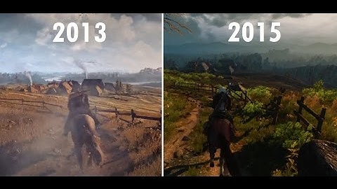 Witcher 3 - 2013 VGX vs 2015 Retail Ultra #downgradegate