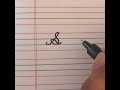 How to write Cursive capital letter (S) and Cursive small letter (s) Cursive handwriting practice.
