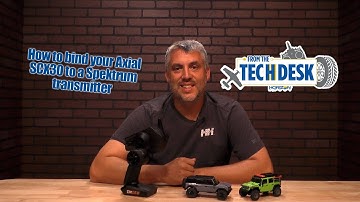 How to bind your Axial SCX30 to a Spektrum transmitter