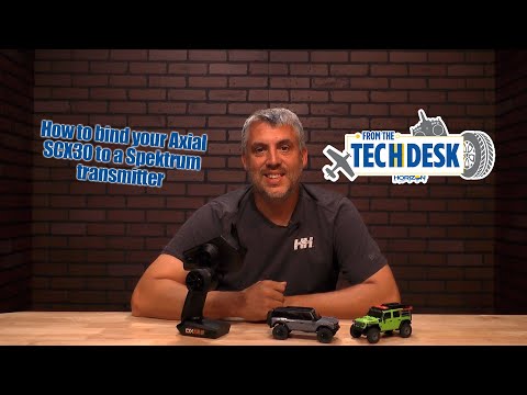 How to bind your Axial SCX30 to a Spektrum transmitter