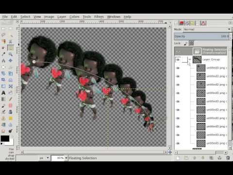 Gimp python script follow path new options