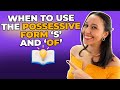 Grammar in use  when to use the possessive form s and of