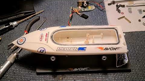 Joysway Magic Vee Project - Rebuilding From Right Side To Center Rudder Part 2