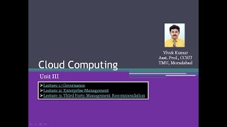 Cloud Computing - Governance
