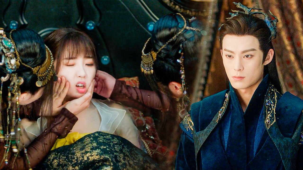 丑嬤嬤欺負新來的魔後，搓扁捏圓，下秒聽到魔王駕到的消息，瞬間慌了！#虞书欣 💖#王鹤棣 #苍兰决