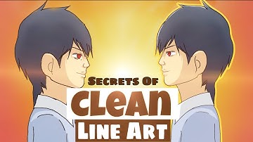 How to get Smooth Line Art For 2D animation, Clean Line Art | Crevicornanimation 