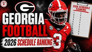 Ranking EVERY GAME on Georgia Football's 2026 Schedule