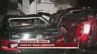Residents in Justice, Oklahoma survive tornado; house damaged