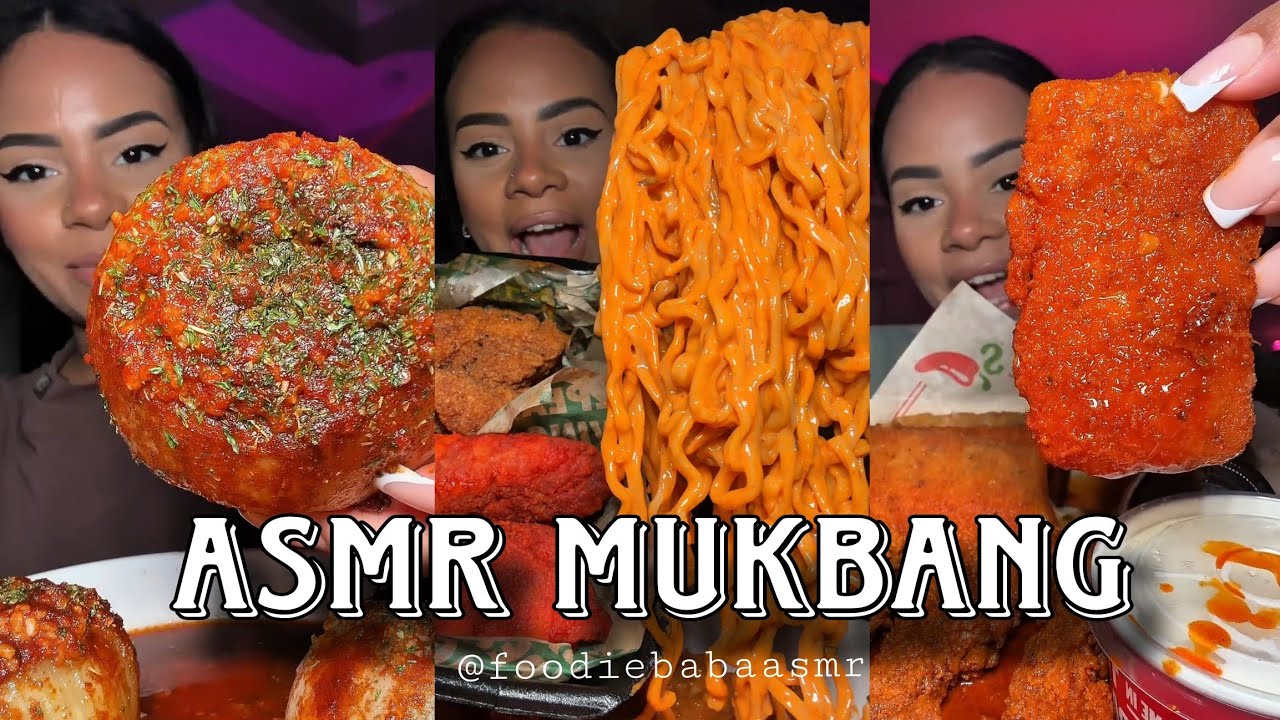 ASMR MUKBANG CHALLENGE (Part-6)🥵 CHICKEN BREAD & CHEESE RICE & NOODLES PUFFS WITH SPICY CRAB & SHELS