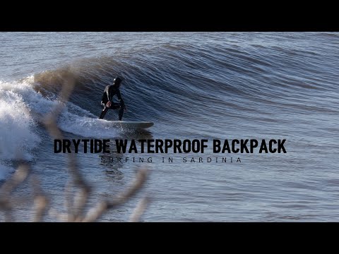 52 Seconds of Surfing in Sardinia [South Coast] || DryTide Waterproof Backpack