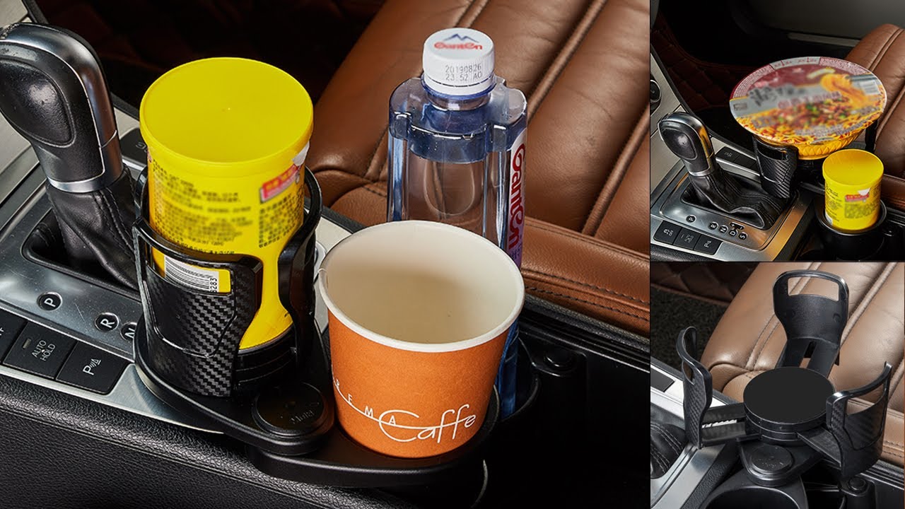 Adjustable Car Cup Holder 2020 Space Saving,Turn 1 to 2 YouTube