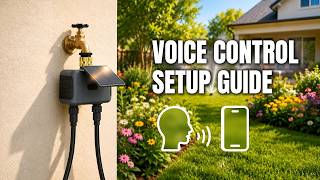 Solar WiFi Smart Water Timer - Voice Control Setup Guide