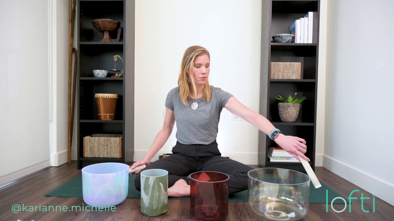 Crystal Singing Bowls: A Live Sound Bath Meditation - YouTube