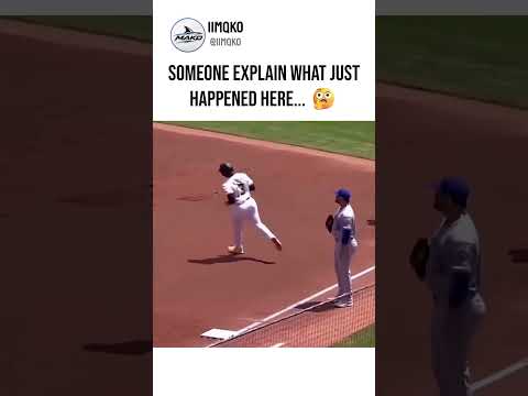 Can Someone Explain What Happened Here? 🤔⚾ #shorts #mlb #baseball